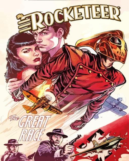 The Rocketeer The Great Race Paint By Number