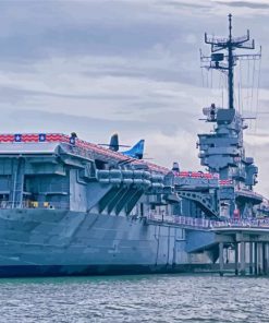 The Uss Lexington Paint By Number