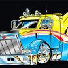 Tow Truck Art Paint By Number