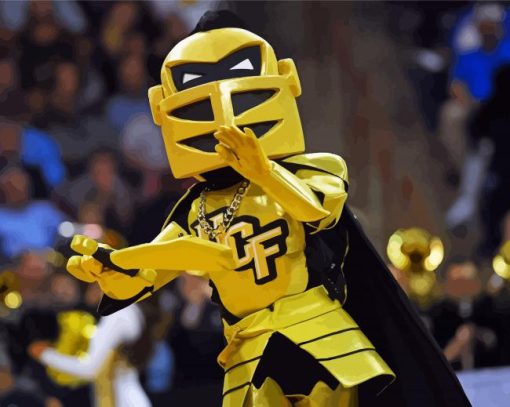 Ucf Knights Mascot Paint By Number