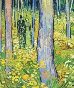 Undergrowth With Two Figures Paint By Number