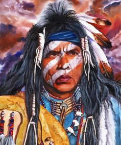 Wes Studi Art Paint By Number