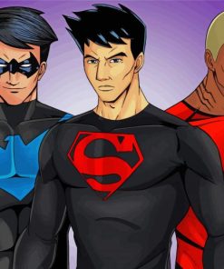 Young Justice Characters Paint By Number