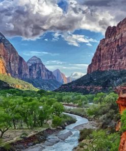 Zion National Park Paint By Number