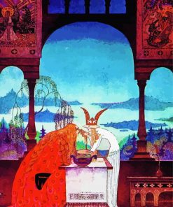 A King Who Arrives In A White Country Kay Nielsen Paint By Number