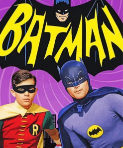 Aesthetic Batman 1966 Paint By Number