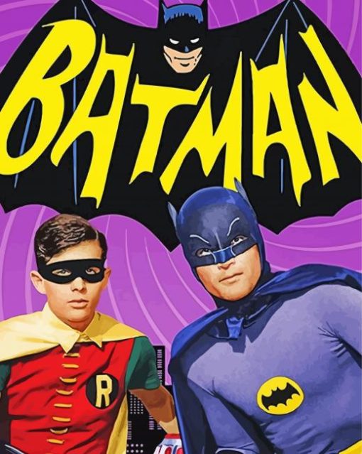 Aesthetic Batman 1966 Paint By Number