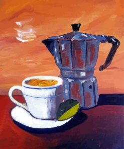 Aesthetic Coffee Pots Paint By Number