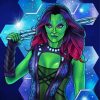 Aesthetic Gamora Art Paint By Number