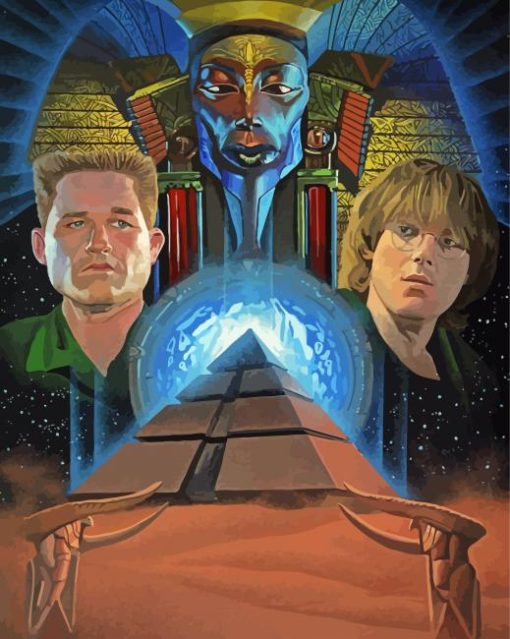 Aesthetic Stargate Illustration Paint By Number