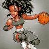 Basketball Girl Paint By Number