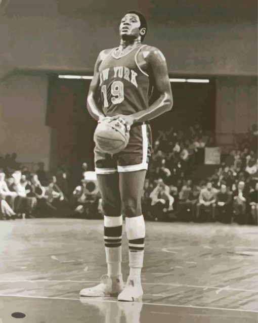 Basketballer Willis Reed Paint By Number