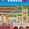 Bath City Illustration Paint By Number