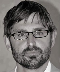 Black And White Louis Theroux Paint By Number