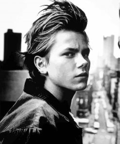 Black And White River Phoenix Paint By Number