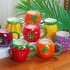 Coffee Cup Fruits Paint By Number