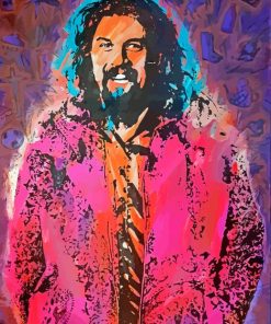 Colorful Billy Connolly Paint By Number