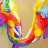 Colorful Elephant Lovers Paint By Number