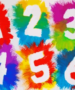 Colorful Numbers Paint By Number