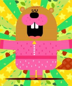 Cute Hey Duggee Dvd Paint By Number