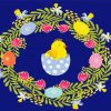 Easter Wreath Paint By Number