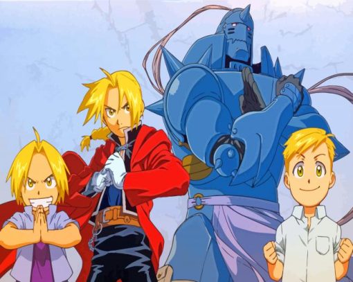 Elric Brothers Fullmetal Alche Paint By Number