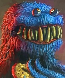 Fantasy Cookie Monster Paint By Number