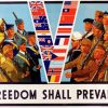 Freedom Shall Prevail Ww2 Poster Paint By Number