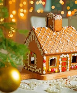 Gingerbread House Paint By Number