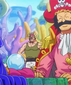 Gol d Roger Pirates One Piece Paint By Number