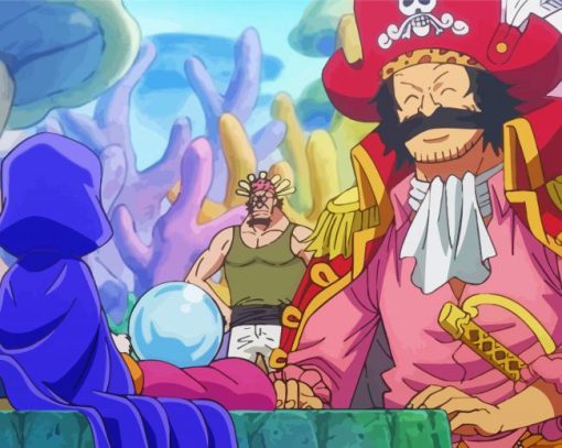 Gol d Roger Pirates One Piece Paint By Number