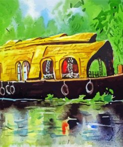 House Boat Paint By Number