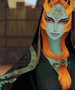 Midna The Legend Of Zelda Character Paint By Number