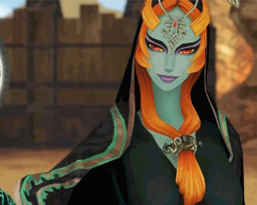 Midna The Legend Of Zelda Character Paint By Number