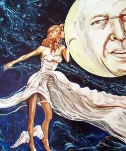 Moon Man And Lady Paint By Number