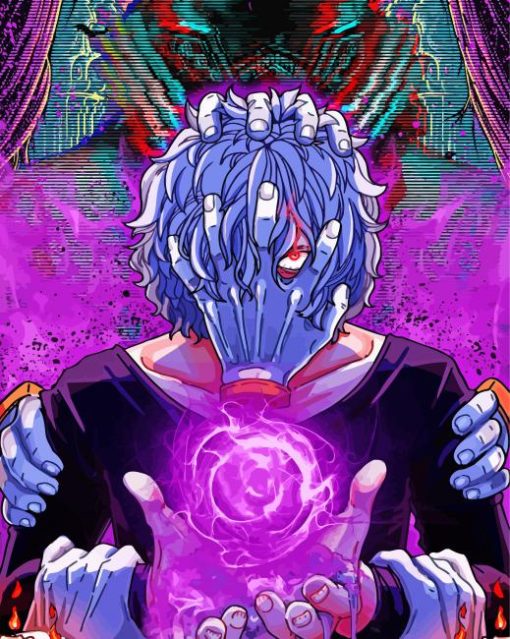 Neon Tomura Shigaraki Paint By Number