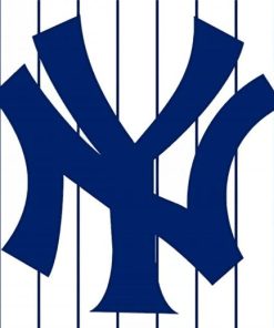 New York Yankees Emblem Baseball Team Paint By Number