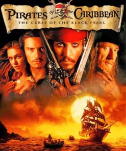 Pirates Of The Caribbean Poster Paint By Number