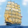 Rigged Ship Paint By Number