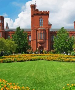 Smithsonian Institution Building Paint By Number