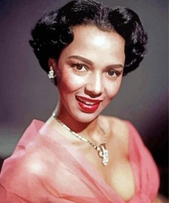 The Beautiful Actress Dorothy Dandridge Paint By Number