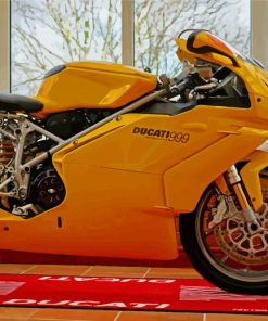 Yellow Ducati 999 Paint By Number