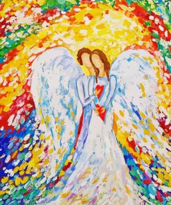 Abstract Angel Of Love Paint By Number