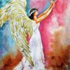 Abstract Angel Illustration Paint By Number