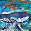 Abstract Whale IIlustration Paint By Number