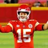 American Footballer Patrick Mahomes Paint By Number