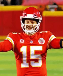 American Footballer Patrick Mahomes Paint By Number