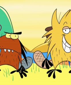 Angry Beavers Norbert And Daggett Paint By Number