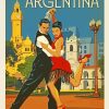 Argentina Travel Poster Paint By Number