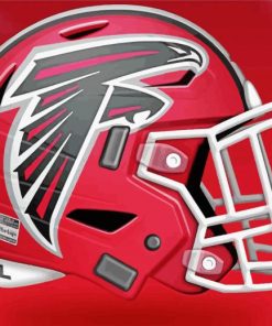 Atlanta Falcons American Football Helmet Paint By Number